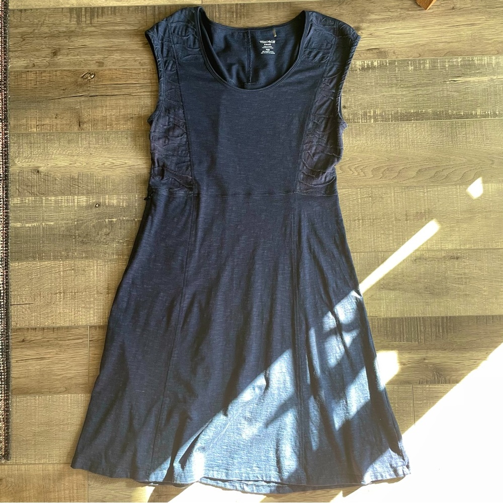 Toad & Co Navy Dress with hidden pocket